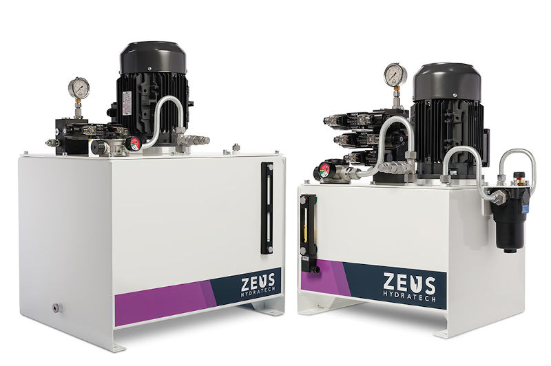 Zeus Hydratech's recently developed range of Industrial Modular Power Packs.
