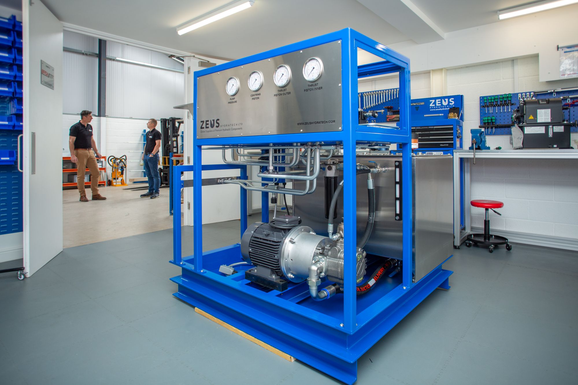 This is an image of a Bespoke Hydraulic Power Unit, Manufactured by Zeus Hydratech