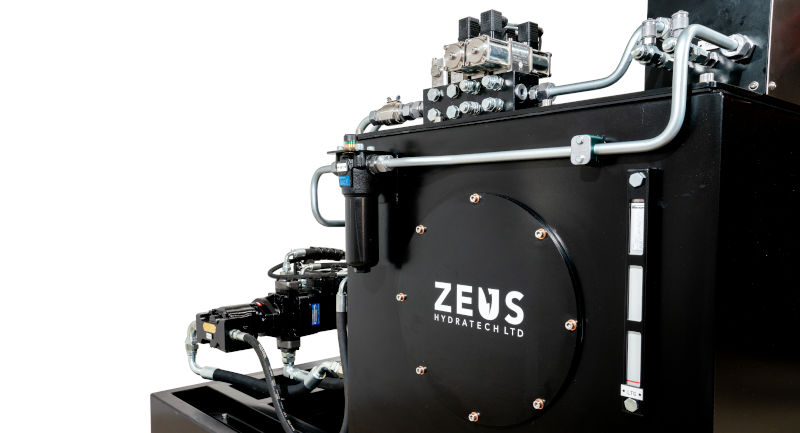 A bespoke built Zeus Hydratech Hydraulic Test Rig.