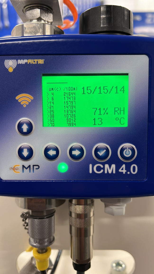 An oil condition monitoring system.