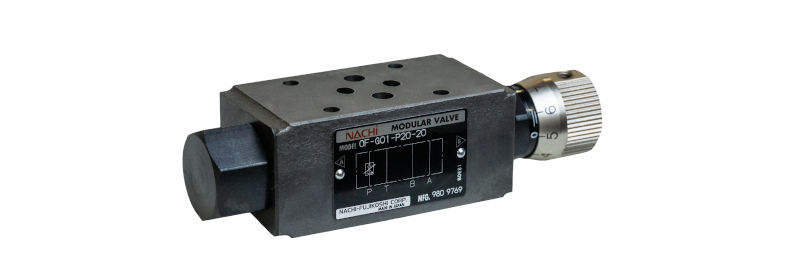 A modular control valve from Nachi Hydraulics.