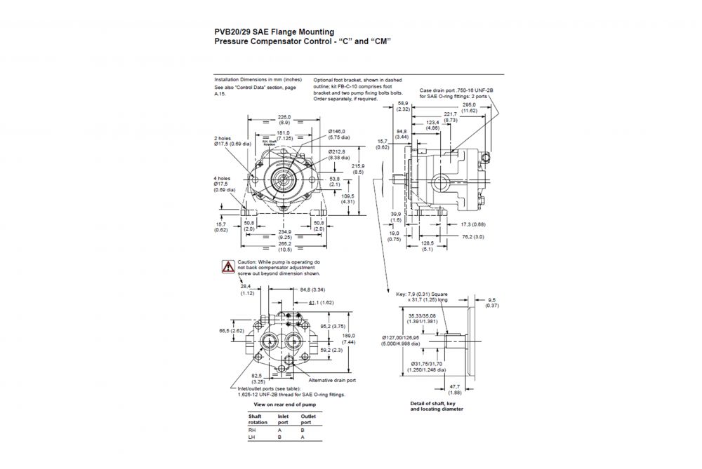 Details about   942158 Eaton Vickers Compensator 