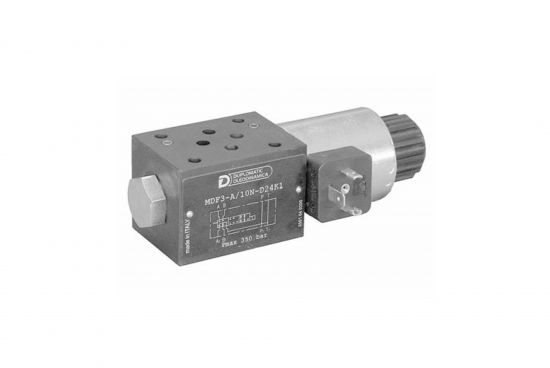 Duplomatic MDF3 - Shut Off Solenoid Valve - Modular Version image