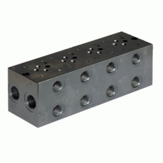 Duplomatic P2X*M - Manifold Block for CETOP 3 Valves with Ports on Rear image