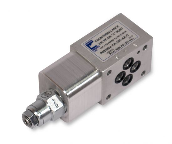 Continental Hydraulics - Cetop 3. F03MSV-C - Flow Control Valve, with Check image